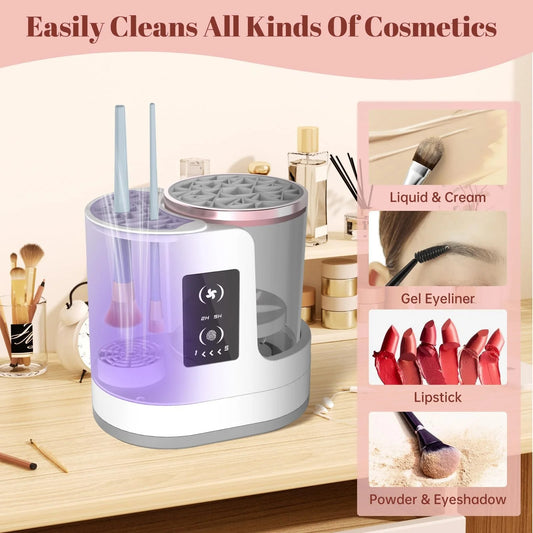 3-in-1 Elektrischer Make-up Pinsel Reiniger